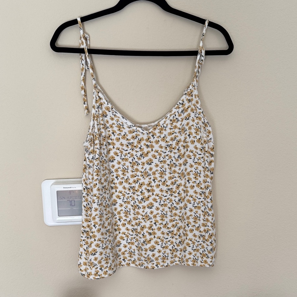 Floral Spaghetti Strap Top